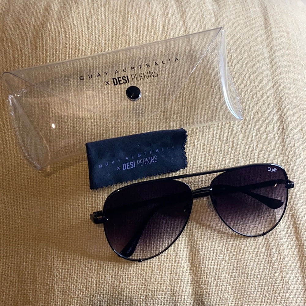 Quay Australia // High Key Aviator Sunglasses